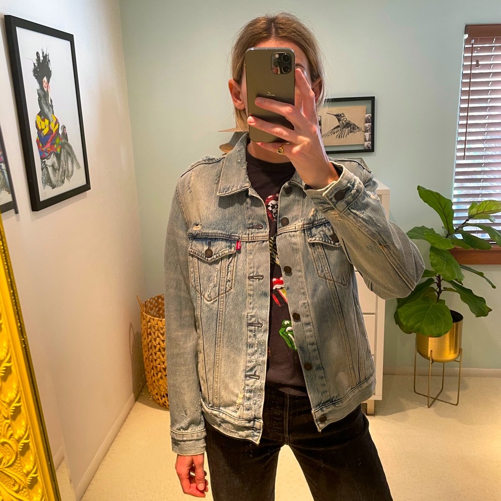 Levi’s Distressed Jean Jacket